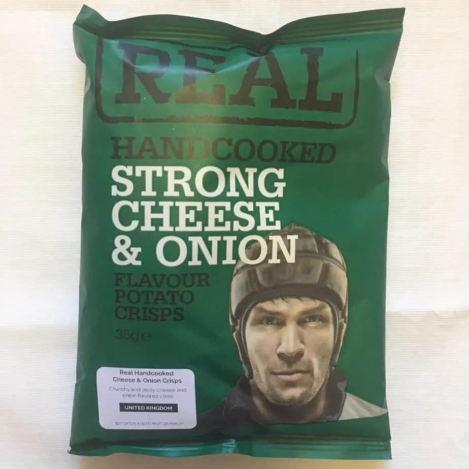 real hand cooked cheese and onion