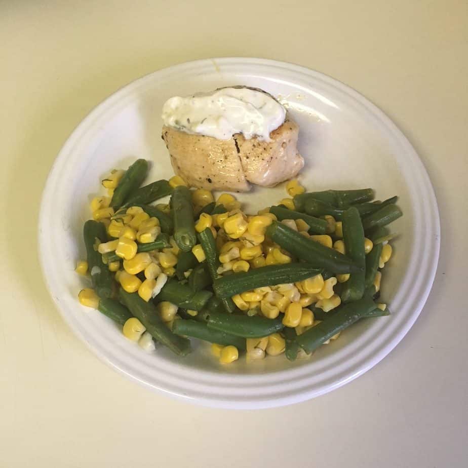 chicken with corn