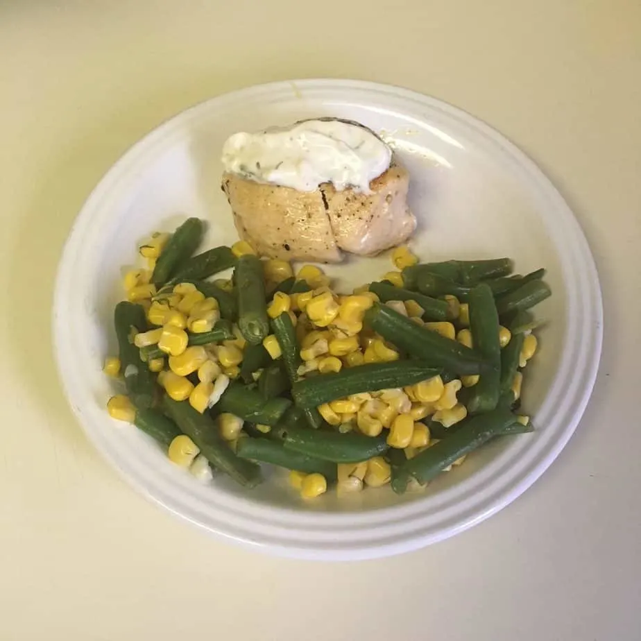 chicken with corn