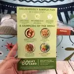 $60 gift card