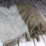 Mark & Graham Colorblock Throw in ‘Natural + Ivory’