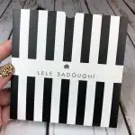 Lele Sadoughi Silver Circle Necklace