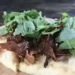 Prosciutto and fig mini flatbreads