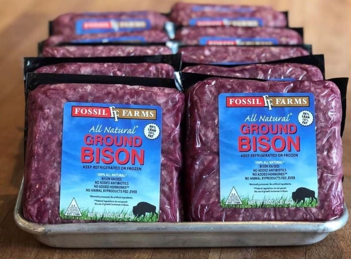 fossil farm ground bison