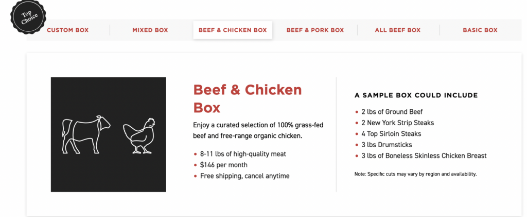 ButcherBox subscription plans