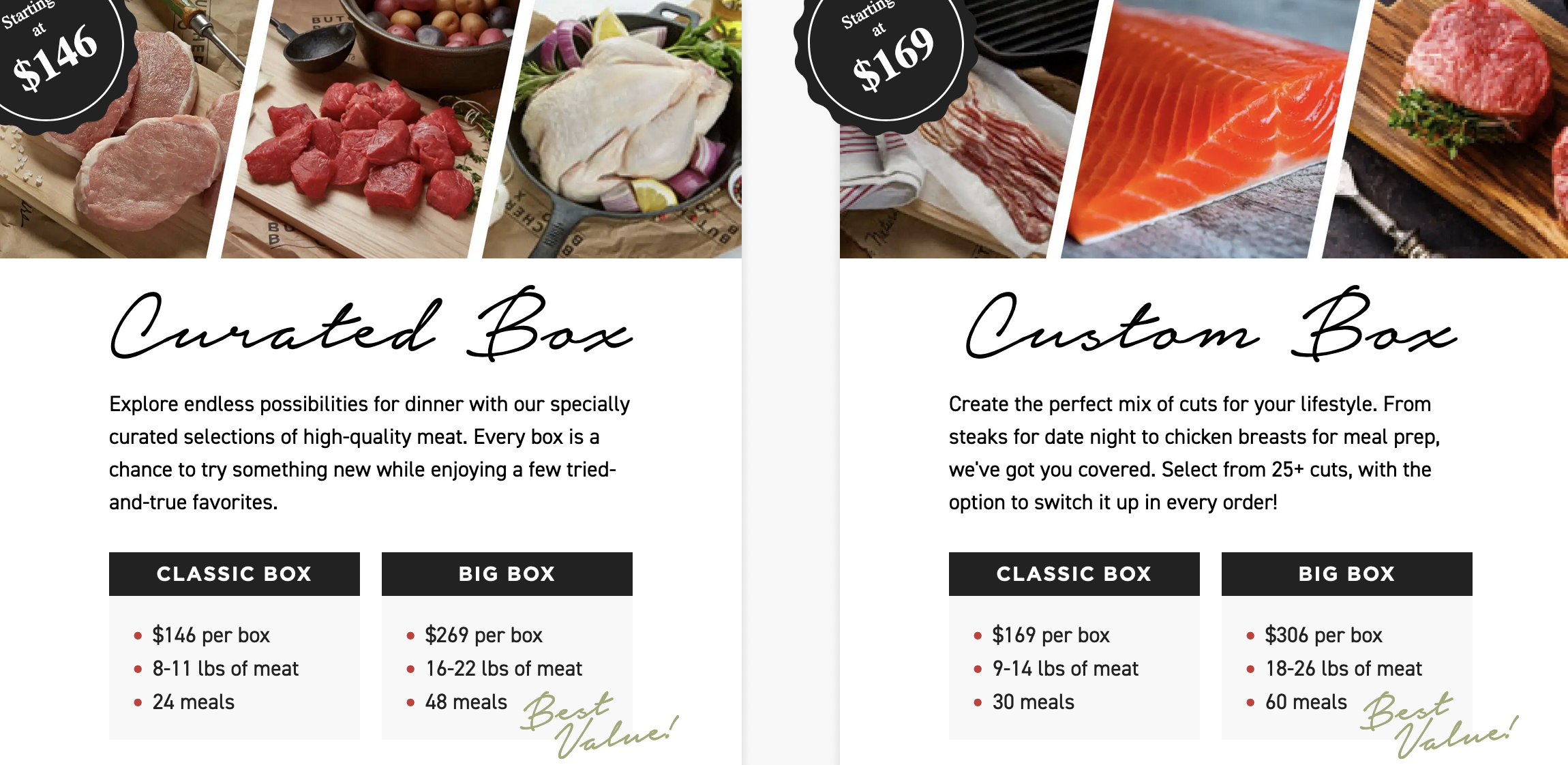 butcherbox subscription plans