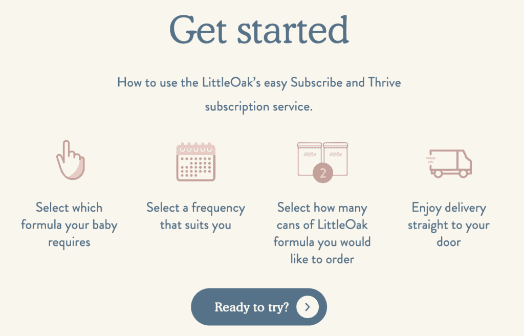 Little Oak Subscription Options