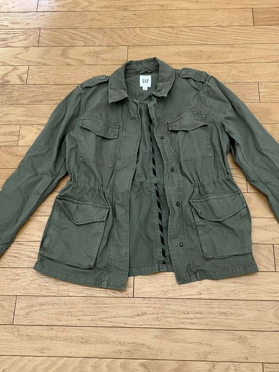 green GAP jacket from thredUP 