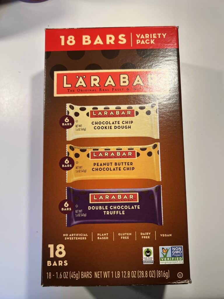 variety pack of Larabars from Boxed