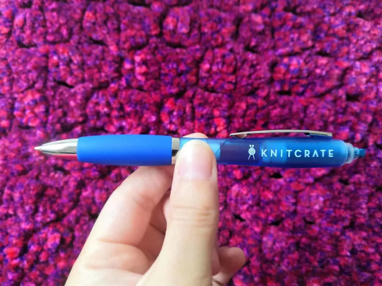 The pen open