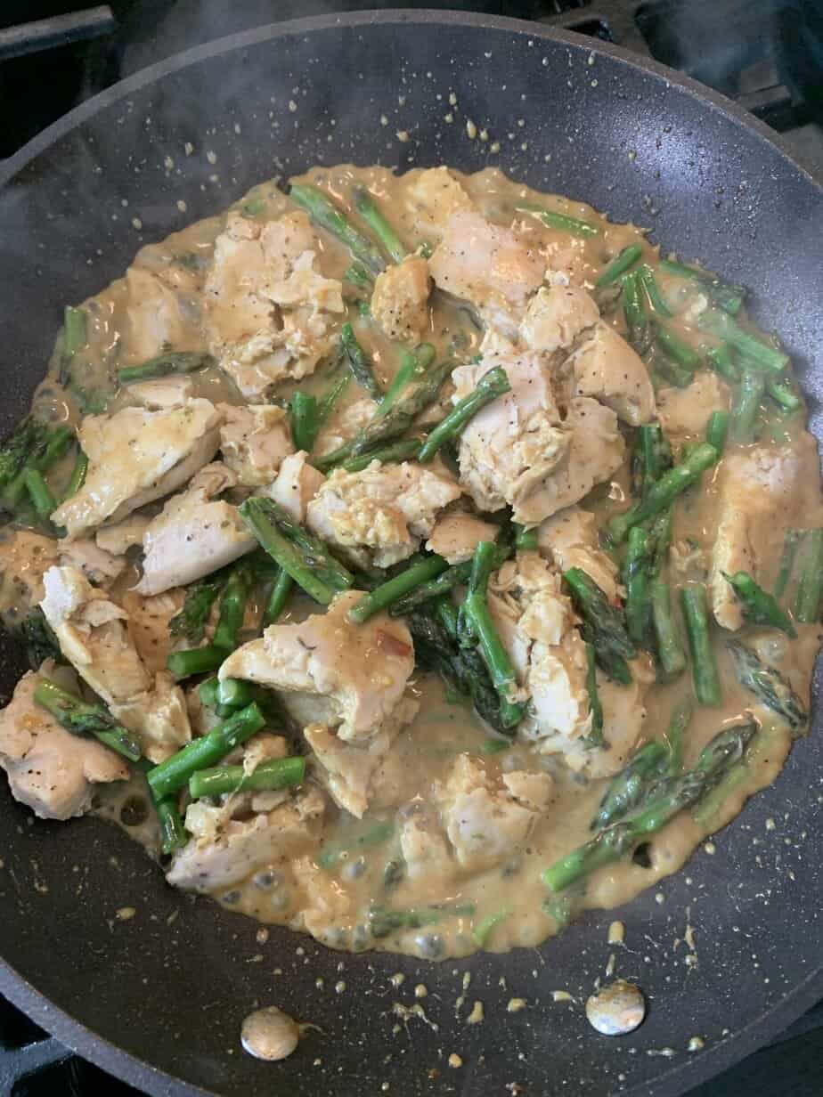 Thai Coconut Chicken Asparagus