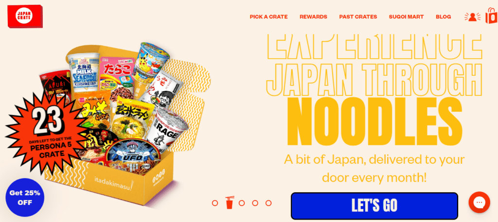 Japan Crate website