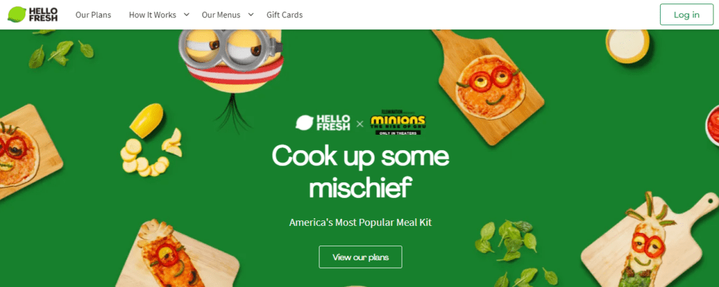 hellofresh website