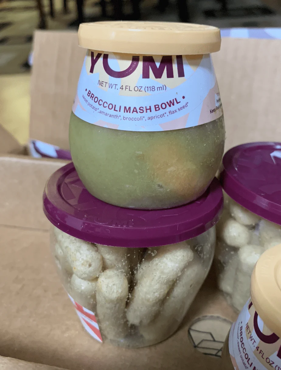 Yumi box broccoli mash bowl