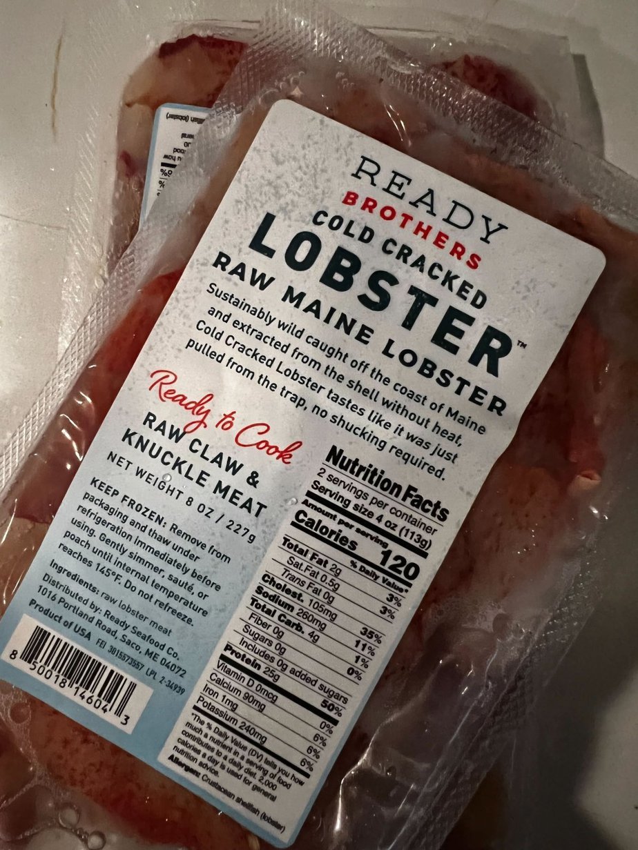 Frozen Cold Cracked Lobster Meat