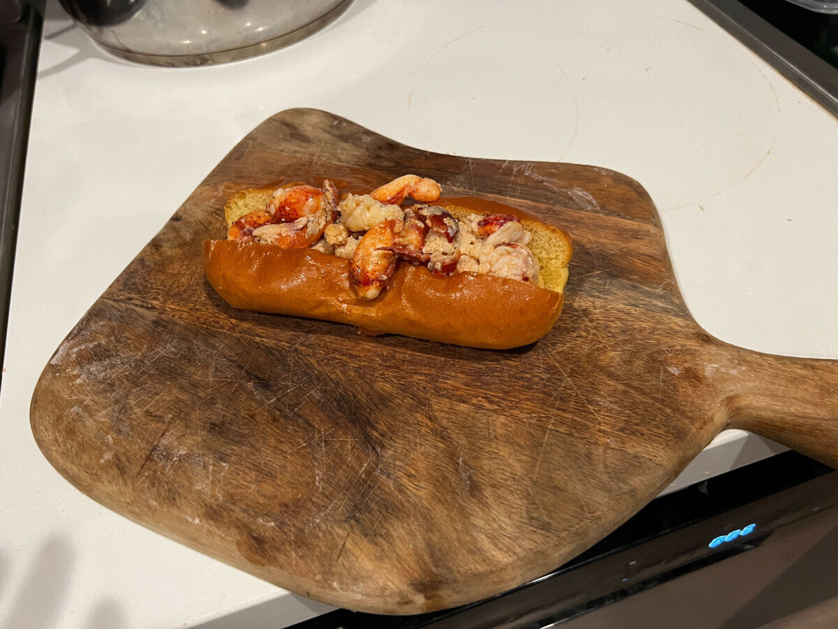 Lobster Anywhere sandwich