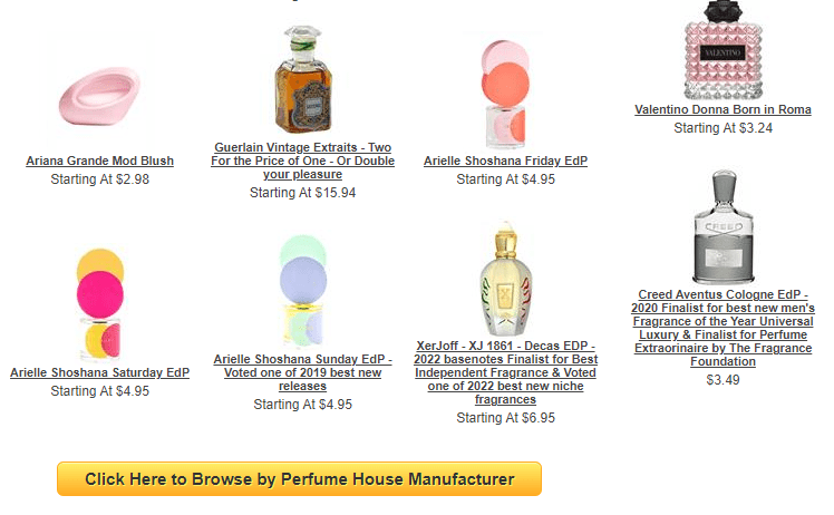 The Perfumed Court perfumes