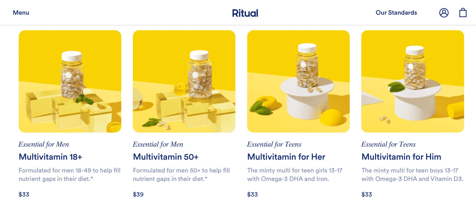 multivitamin rituals