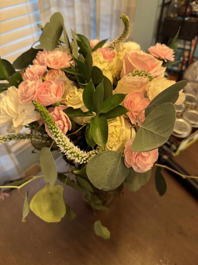 urbanstems Bouquet Double The Sorbet upclose