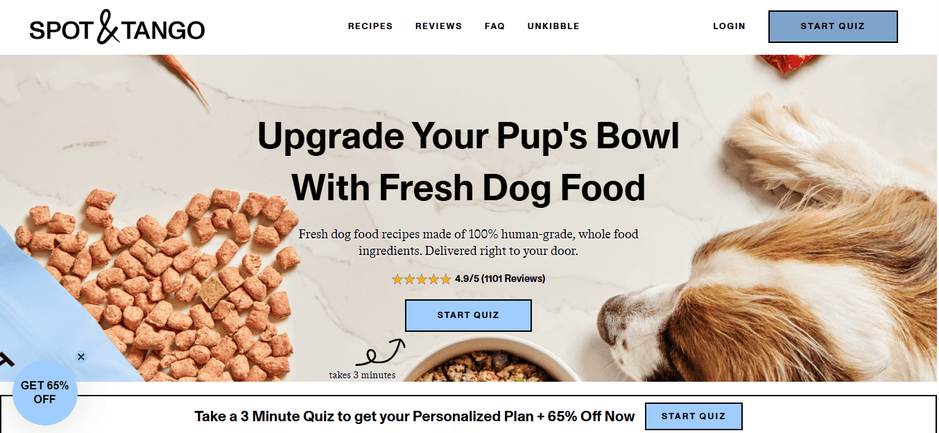 Spot & Tango: Fresh Meals Plus a Shelf Stable Upgrade