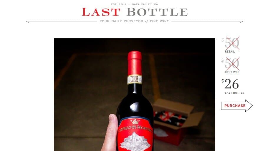last bottle site
