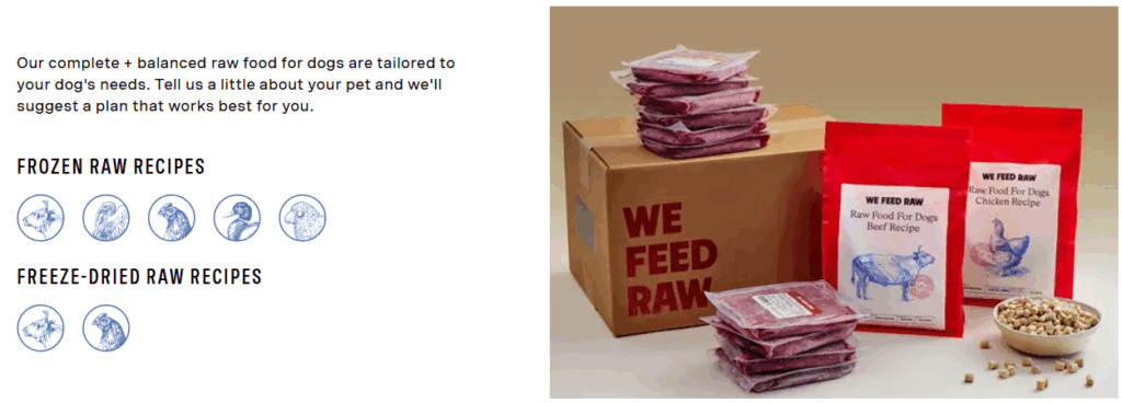 We Feed Raw high-pressure processing food