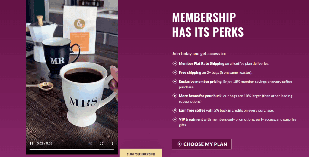 bean box coffee subscription