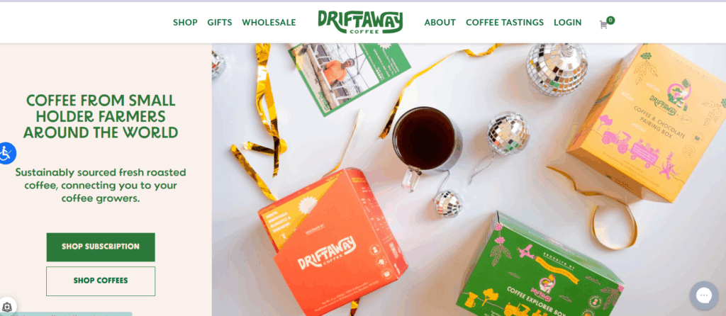 driftaway coffee subscription
