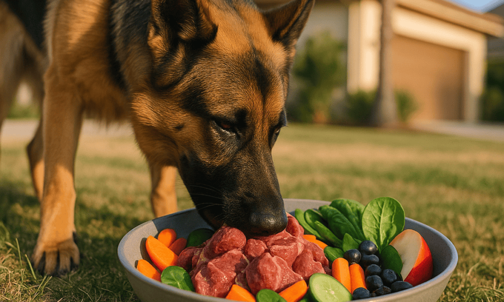 Raw dog food