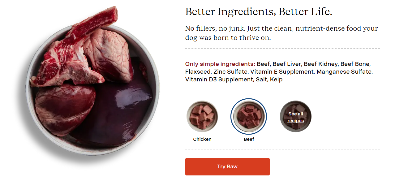 We Feed Raw vs Darwin's Dog Food