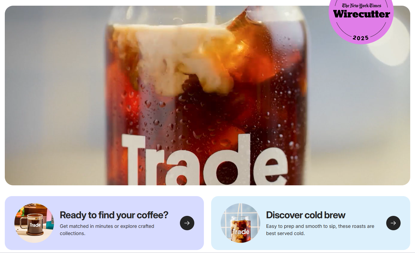 trade coffee review