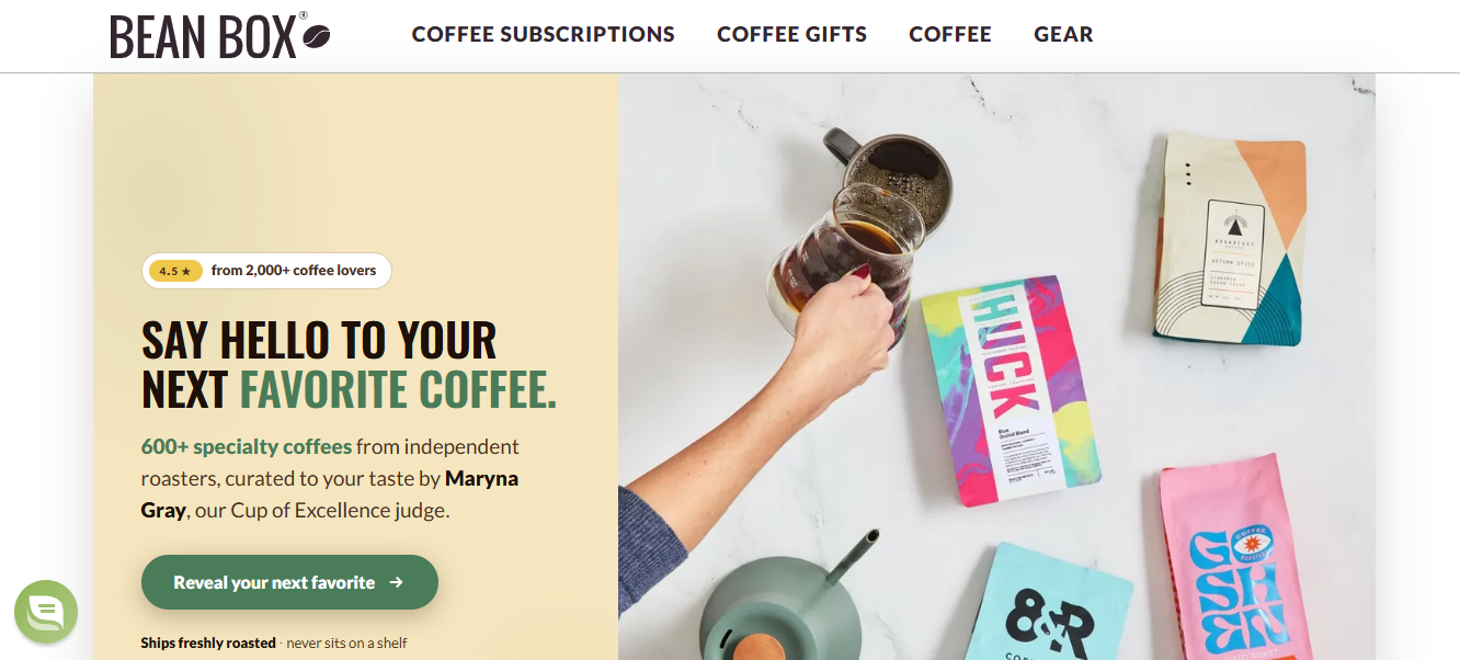 Bean Box: Best for Large Coffee Catalogs