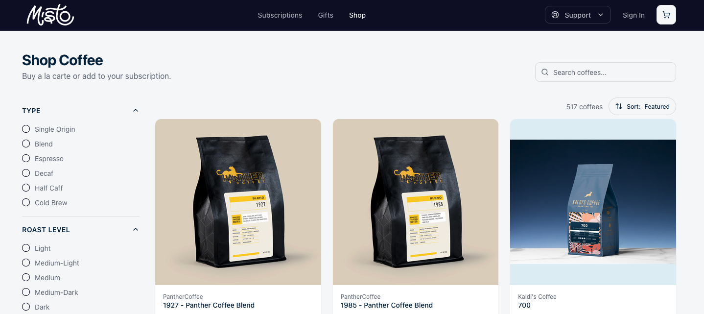 Mistobox website