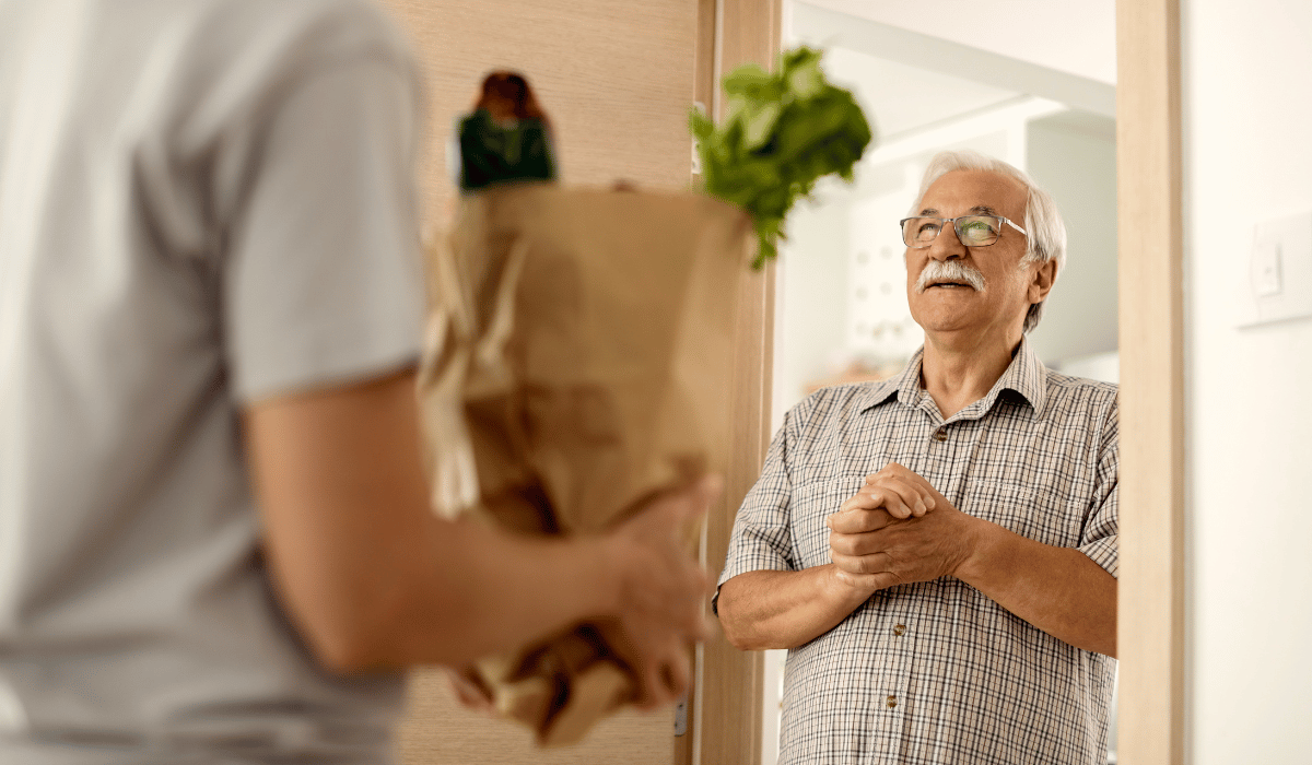 old man delivery