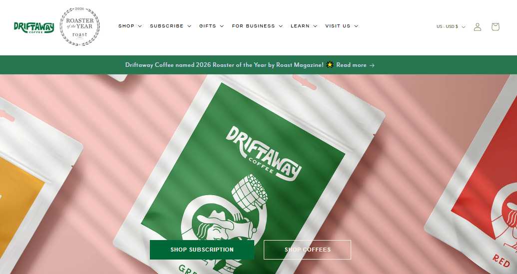 https://store.driftaway.coffee/