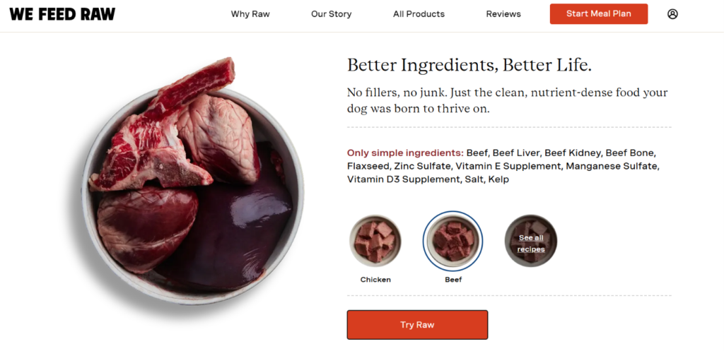 we feed raw website